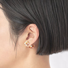 画像をギャラリービューアに読み込む, Reversible Pierced リバーシブルピアス(J91 orange)