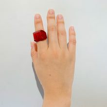 画像をギャラリービューアに読み込む, Dirocca Ring<スクエア>S2(J87 red)