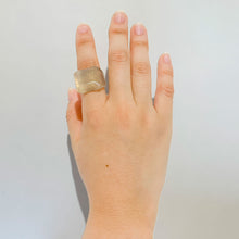 画像をギャラリービューアに読み込む, Dirocca Ring<スクエア>S2(L37 white lame)