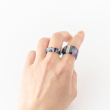 画像をギャラリービューアに読み込む, Fortuna Ring(C08 flower blue)