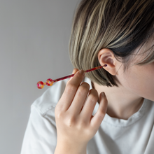 画像をギャラリービューアに読み込む, Ear pick 耳かき(386 yellow horn)