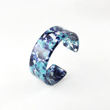 画像をギャラリービューアに読み込む, Bangle バングル<Flat>(C08 flower blue)