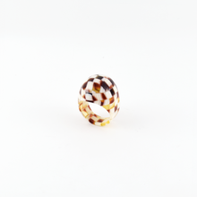 画像をギャラリービューアに読み込む, Big Ring<オーバル>(184 multi brown)