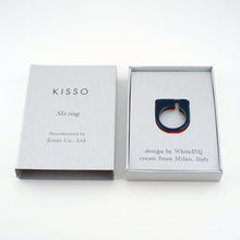 画像をギャラリービューアに読み込む, Slit Ring スリットリング(401 layer blue)