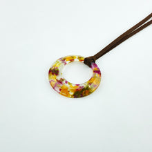 画像をギャラリービューアに読み込む, Pendant Glass Holder ペンダント グラスホルダー <サークル>(C04 flower yellow)