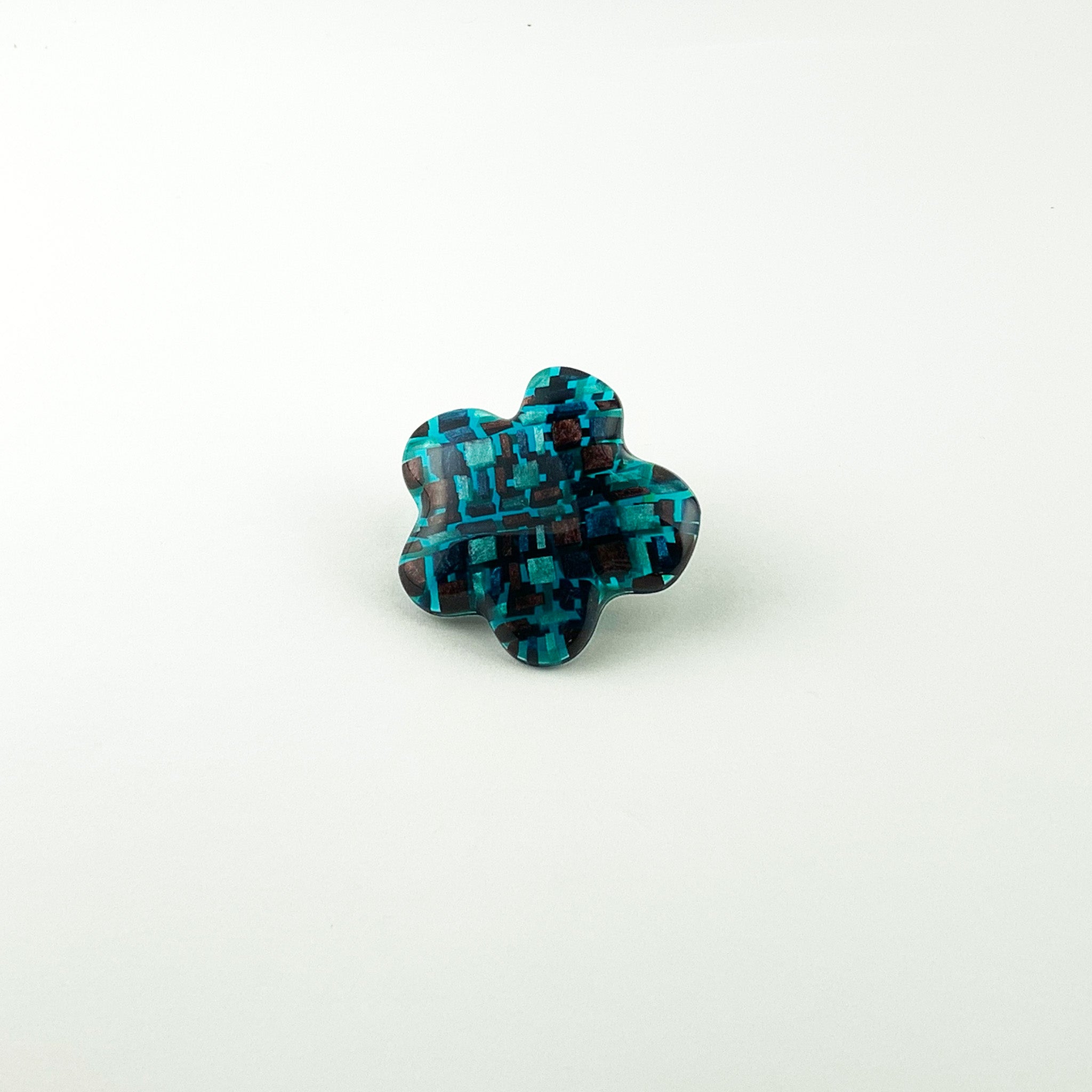 Brooch ブローチ（CK3 boston blue）