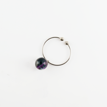 画像をギャラリービューアに読み込む, Earcuff イヤーカフ＜ボール＞（C05 flower purple）
