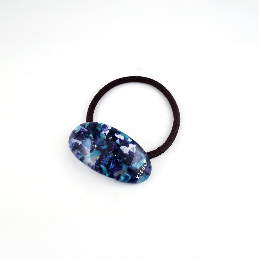 Hair Tie ヘアゴム（C08 flower blue）