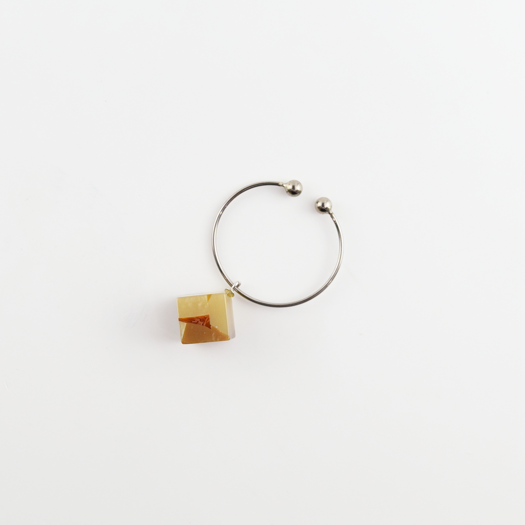 Earcuff イヤーカフ＜キューブ＞（C86 patchwork honey）