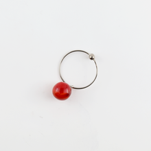 画像をギャラリービューアに読み込む, Earcuff イヤーカフ＜ボール＞（J71 red orange）
