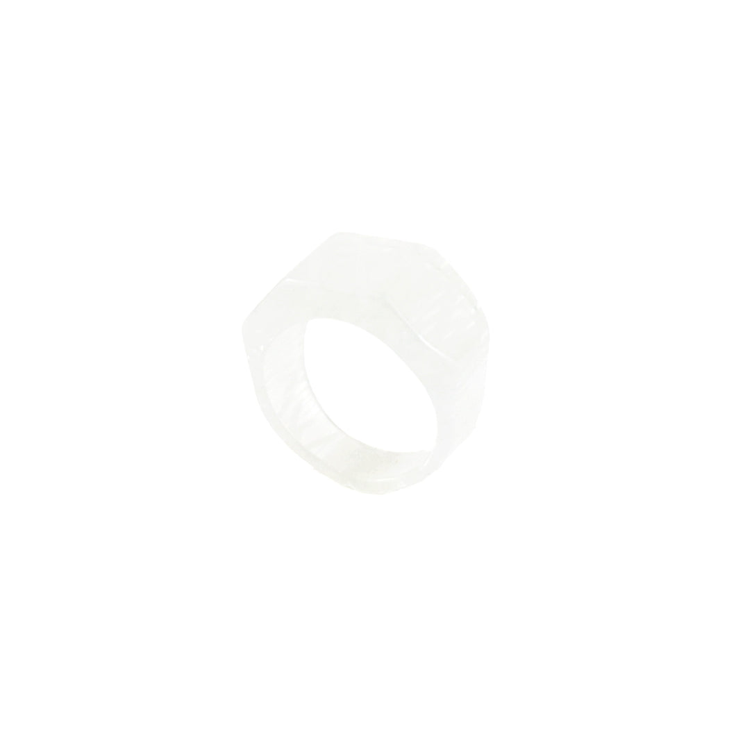 Dirocca Ring＜スクエア＞S1（T22 white veil）