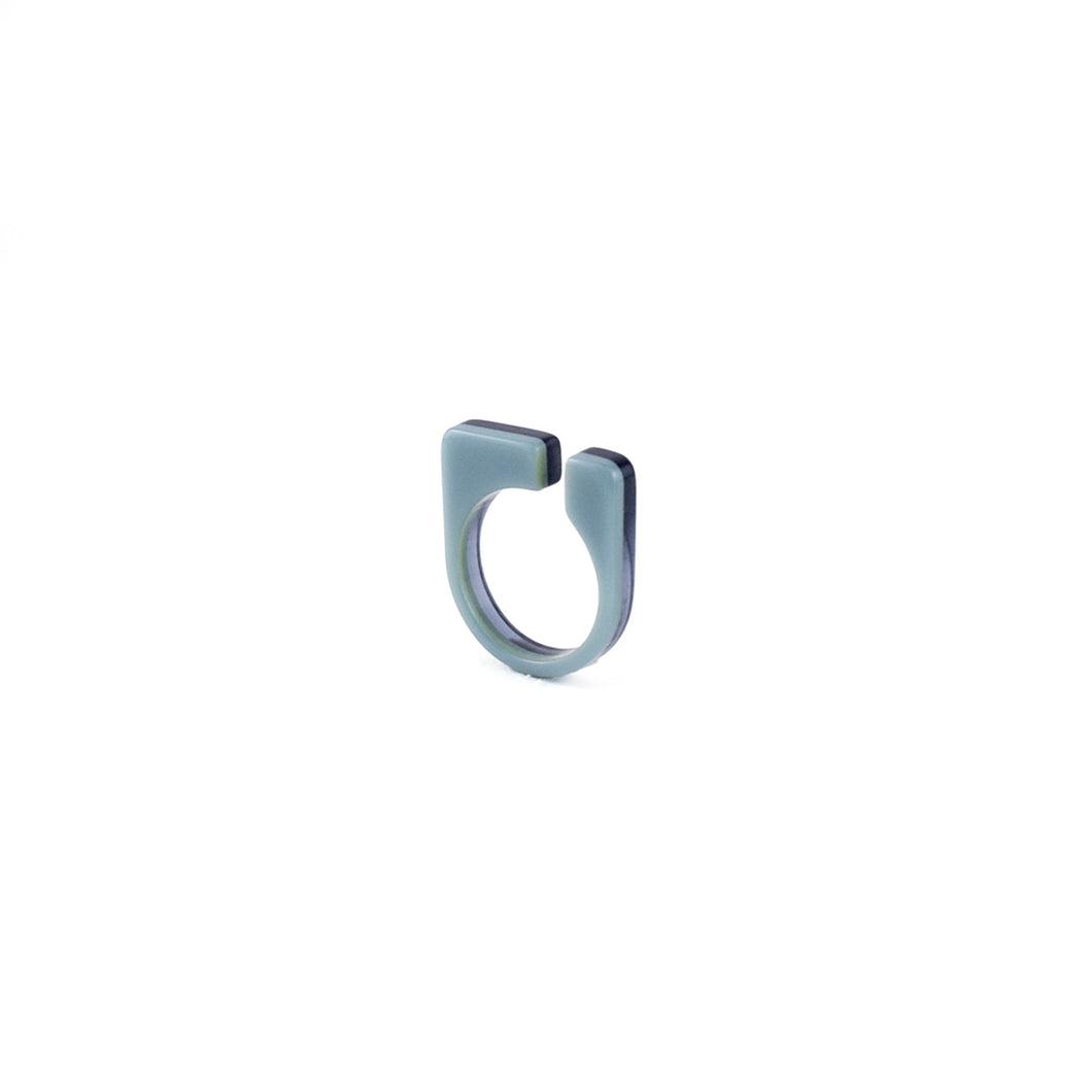 Slit Ring スリットリング（886 layer aqua）