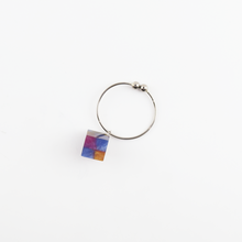 画像をギャラリービューアに読み込む, Earcuff イヤーカフ＜キューブ＞（W46 multi purple）
