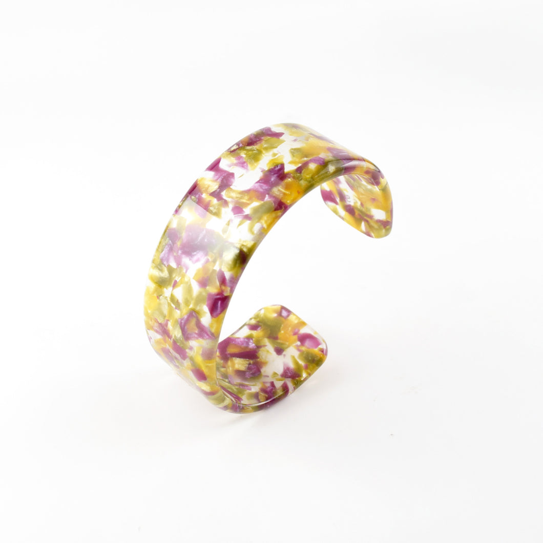 Bangle バングル＜Flat＞（C04 flower yellow）