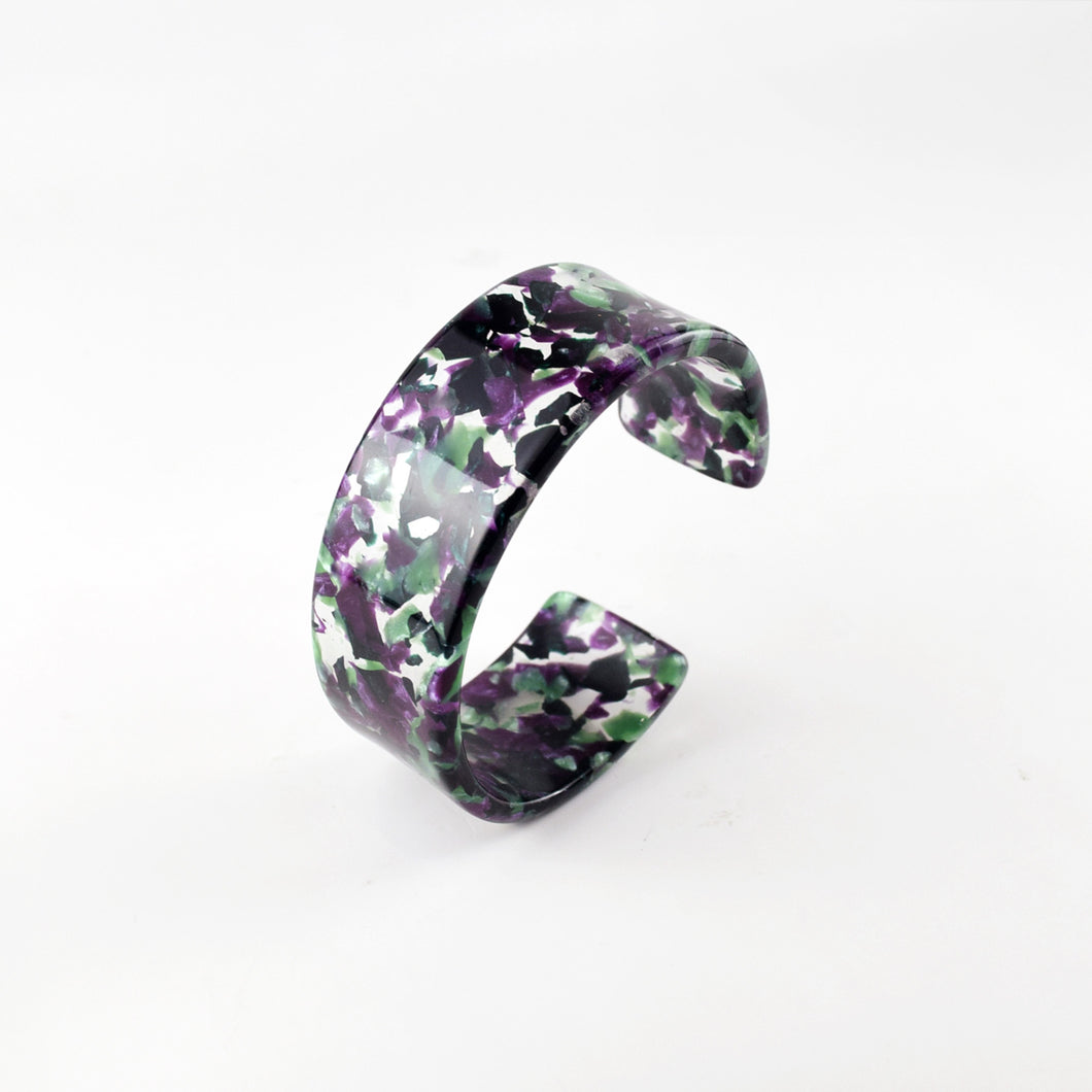 Bangle バングル＜Flat＞（C05 flower purple）