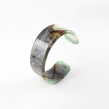 画像をギャラリービューアに読み込む, Bangle バングル＜Flat＞（LR2 sage green marble）
