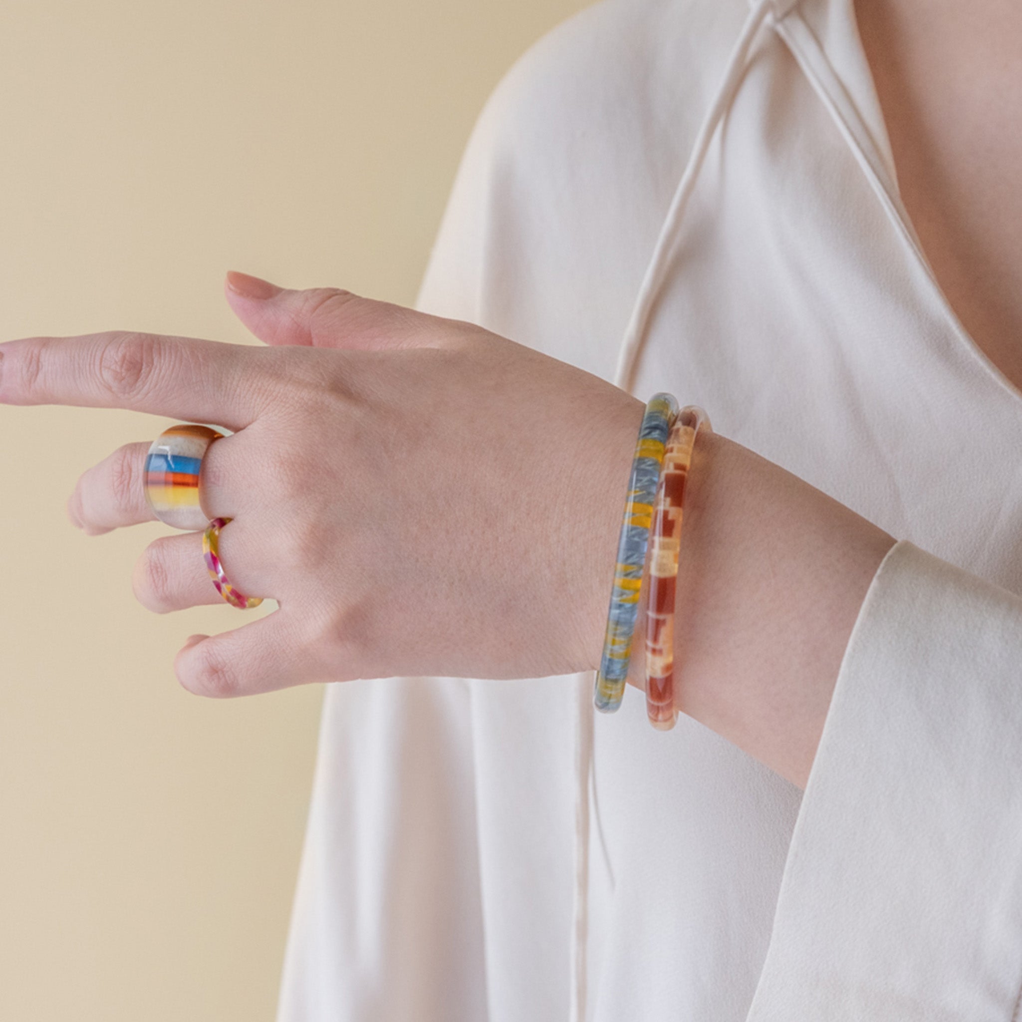 Bracelet ブレスレット（A16 coquillages green） – KISSO