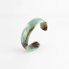 画像をギャラリービューアに読み込む, Bangle バングル＜Shell＞（LR2 sage green marble）
