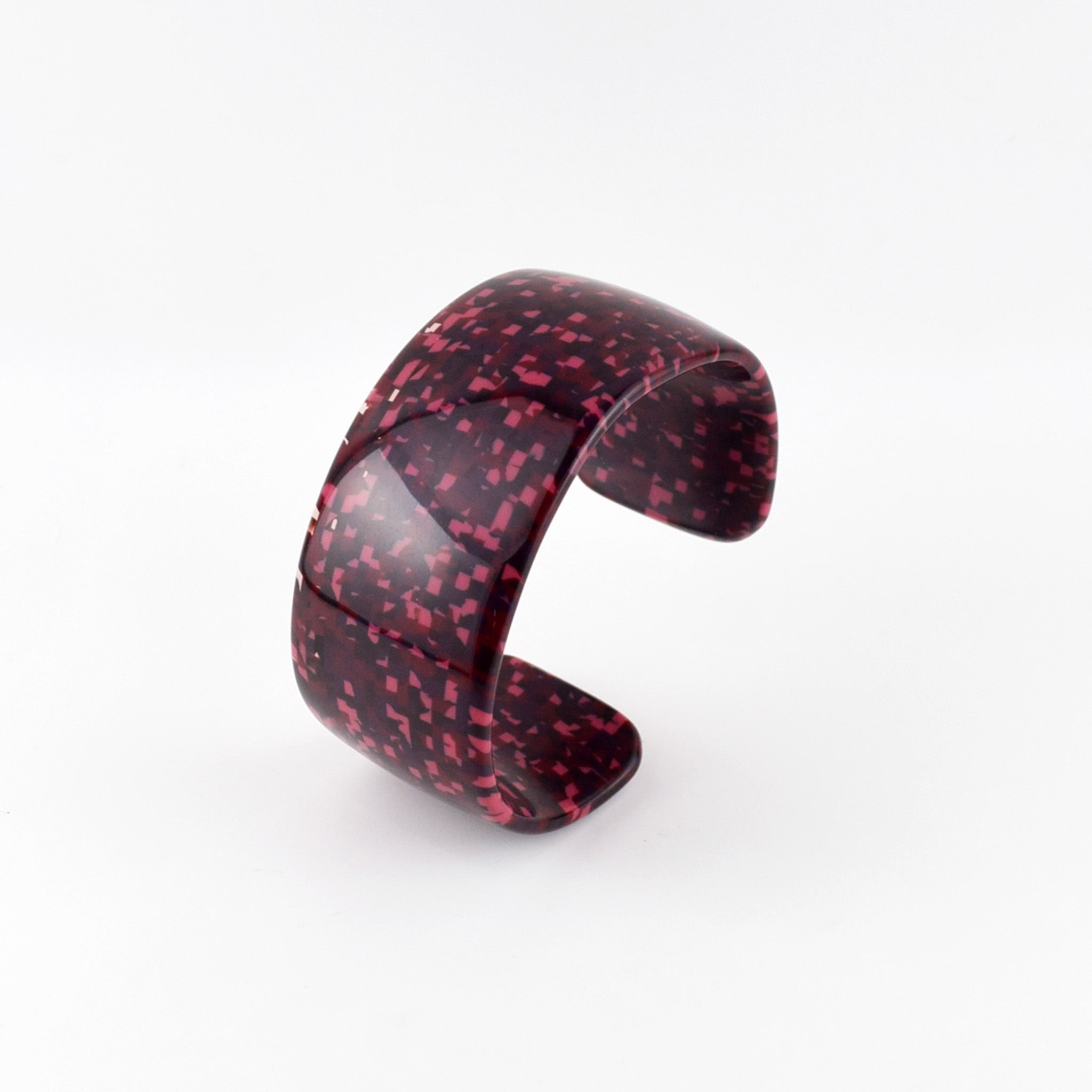 Bangle バングル＜Wide＞（F71 square chaos bordeaux） – KISSO