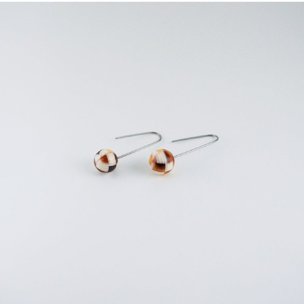 Ball Pierced ボールピアス（184 multi brown）