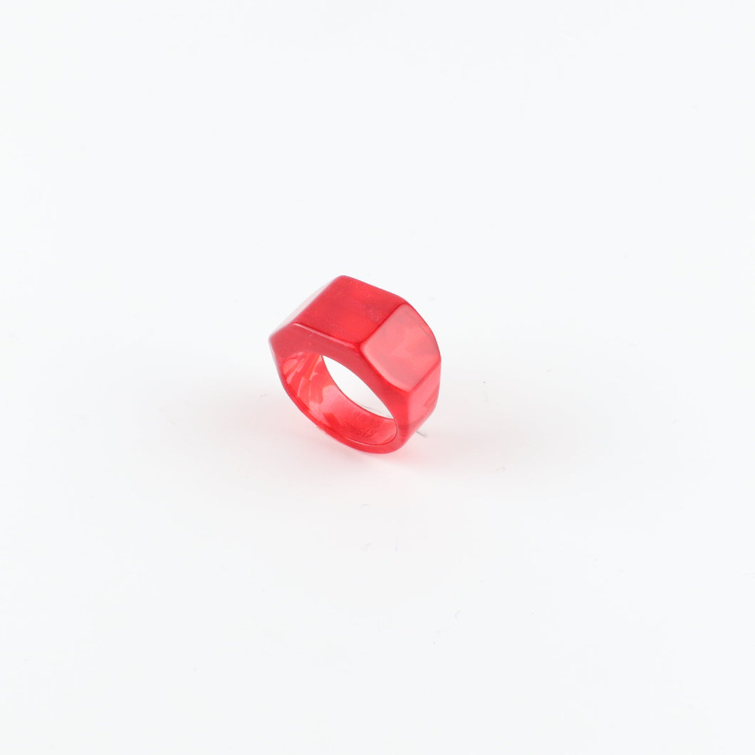 Dirocca Ring＜スクエア＞S1 （J87 red）